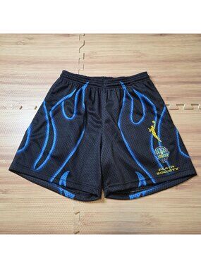 PLAYA SOCIETY WNBA CHICAGO SKY MESH BASKETBALL SHORTS WOMENS SIZE LARGE
